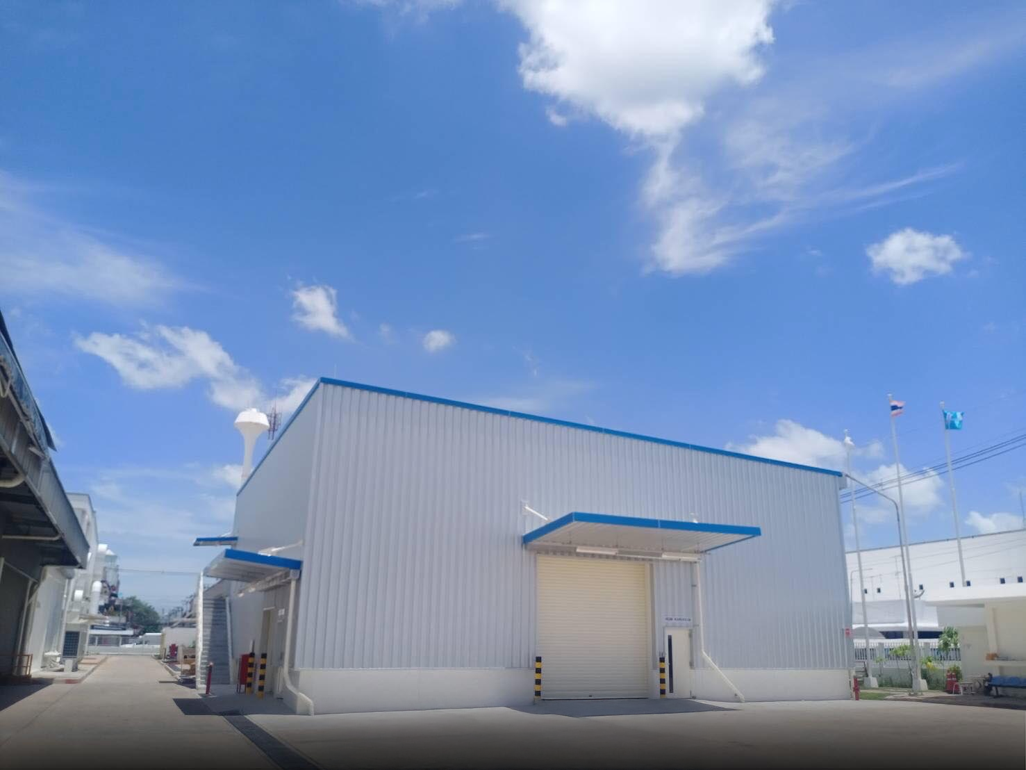 โกดัง ลาดหลุมแก้ว 3 หลัง - Queen Enterprise Construction Company