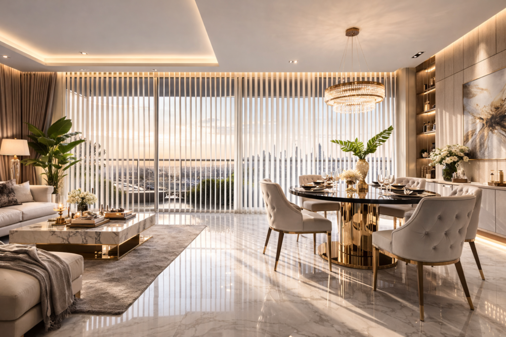 ติดตั้งผ้าม่านและวอลเปเปอร์หรู, ม่านจีบสไตล์คลาสสิก, ม่านลอน Modern Luxury, ม่านตาไก่ดีไซน์ทันสมัย, วอลเปเปอร์นำเข้าเกรดพรีเมียม, Queen Enterprise Construction Company, งานอินทีเรียคือสิ่งสำคัญ, สถาปนิกออกแบบภายใน, งานฝีมือประณีตในการติดตั้ง, ผลงานตกแต่งบ้านหรูจริง, ช่างติดตั้งผ้าม่านมืออาชีพ