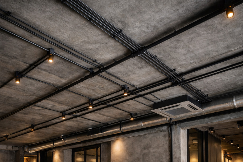 รีโนเวทตึกแถวสไตล์ลอฟท์, ตึกแถวลอฟท์, อินดัสเทรียลลุค, ปูนเปลือย, ฟาซาดลอฟท์, รีโนเวทอาคารพาณิชย์