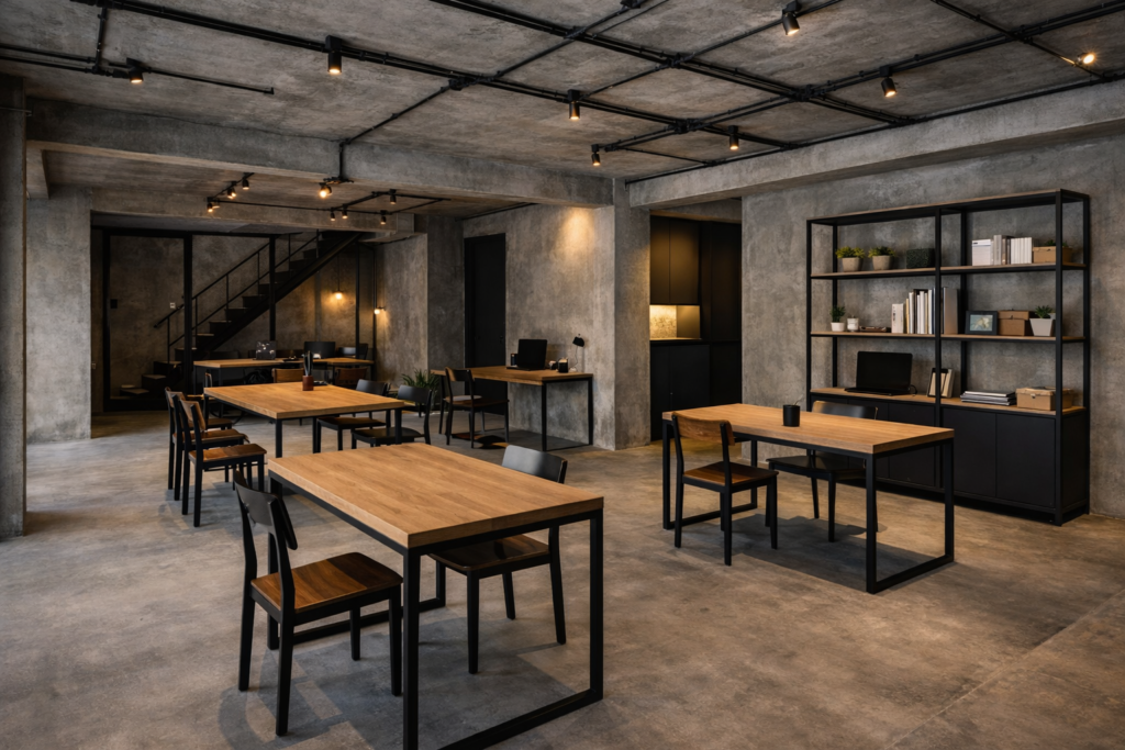 รีโนเวทตึกแถวสไตล์ลอฟท์, ตึกแถวลอฟท์, อินดัสเทรียลลุค, ปูนเปลือย, ฟาซาดลอฟท์, รีโนเวทอาคารพาณิชย์